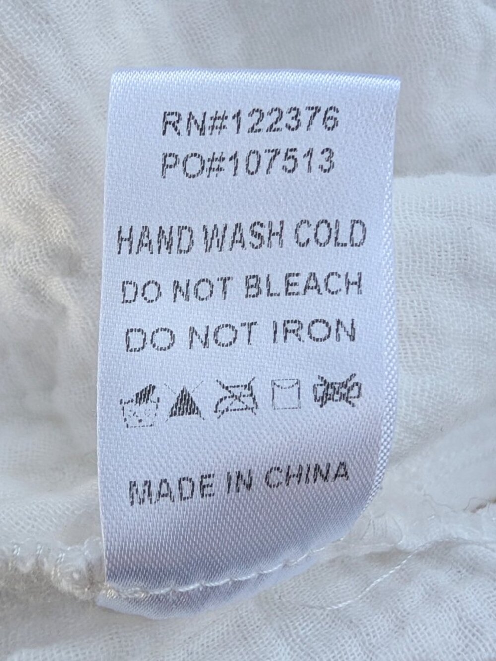 Mustard Seed White 100% cotton gauze pocket button shirt top VGUC medium - Picture 14 of 15